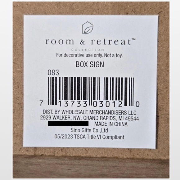 New LOVE Wood Block Box Sign 2-Dimensional Home Décor Red Wine - Picture 12 of 15